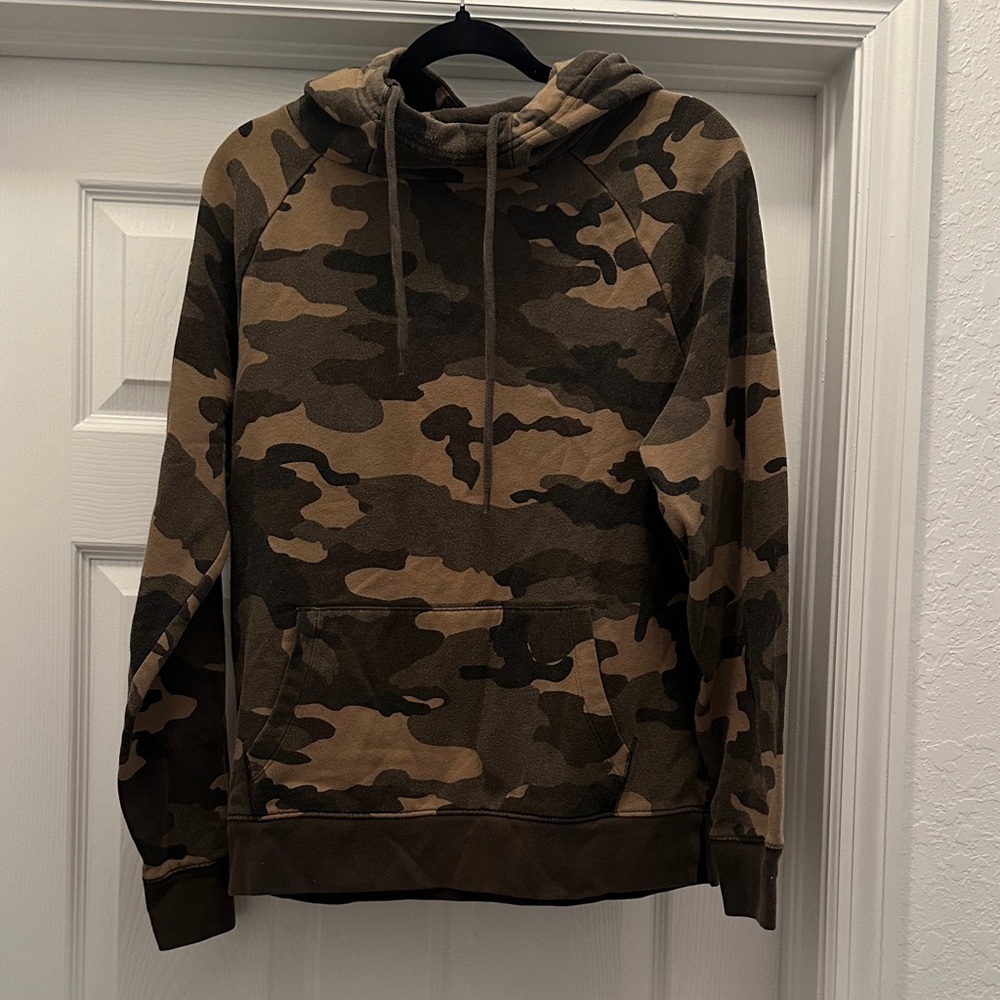 Express Camouflage Hoodie - Brown and Green